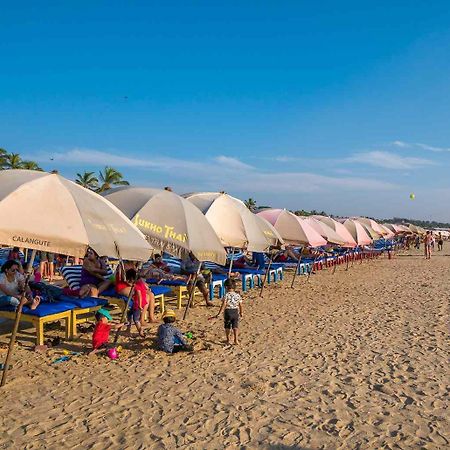 Baga Beach Inn Bagian luar foto