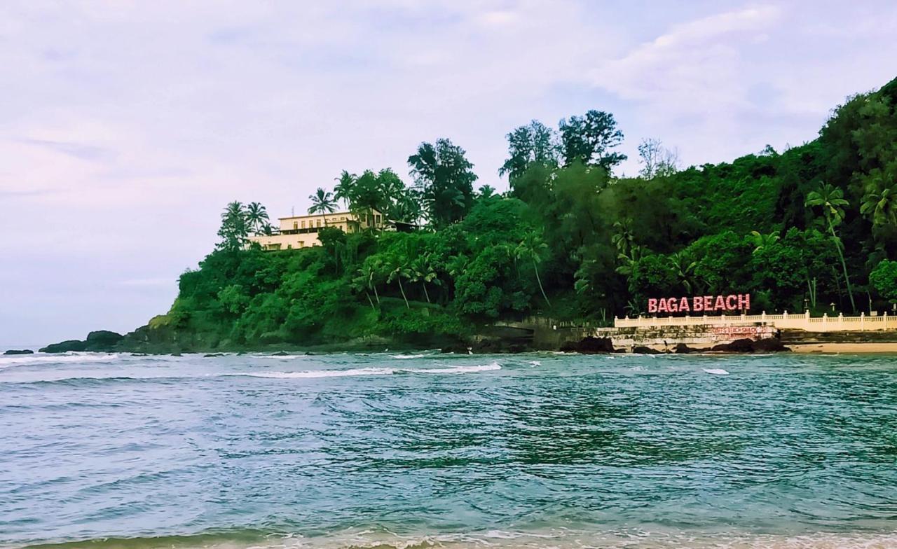 Baga Beach Inn Bagian luar foto